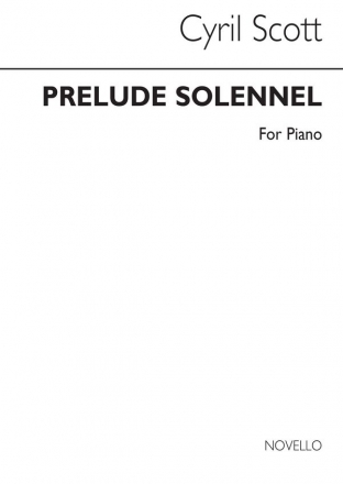 Cyril Scott, Prelude Solennelle Klavier Buch