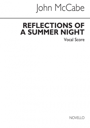 John McCabe, Reflections Of A Summer Night Vocal Klavierauszug