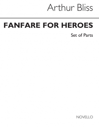 Arthur Bliss, Fanfares For Heroes Brass Ensemble (Parts) Brass Instruments Buch