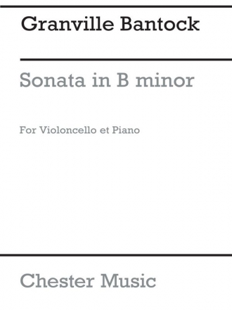 Bantock  Sonata In B Minor (1940)  Vlc/Pf Cello