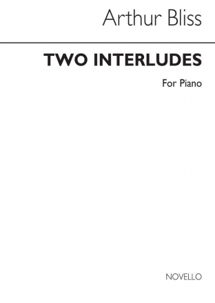 Arthur Bliss, Two Interludes for Piano Klavier Buch