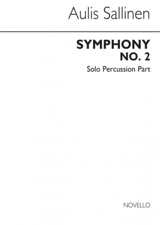 Aulis Sallinen, Symphony No.2 Percussion Part Percussion Buch