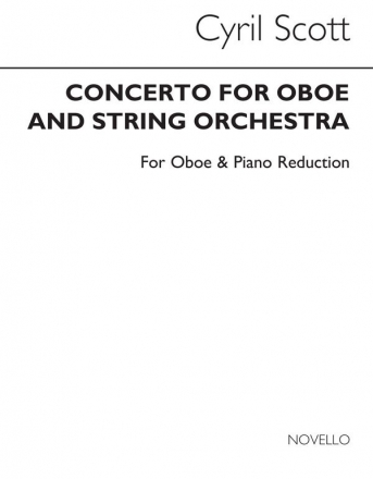 Cyril Scott, Concerto For Oboe & Orchestra Oboe und Klavier Buch