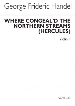 Georg Friedrich Hndel, Where Congeal'd The Northern Streams (Violin 2 Violin Buch