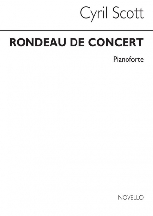 Cyril Scott, Rondeau De Concert for Piano Klavier Buch