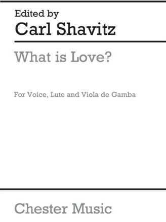 Shavitz: What Is Love? Guitar, Voice Instrumental Work