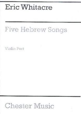 5 Hebrew Love Songs  violin part