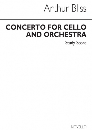 Arthur Bliss, Concerto For Cello Cello and Orchestra Studienpartitur