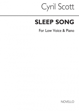 Cyril Scott, Sleep Song-low Voice/Piano (Key-d Minor) Low Voice and Piano Buch