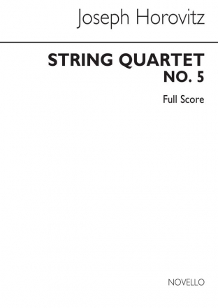 Joseph Horovitz, String Quartet No.5 Streichquartett Partitur