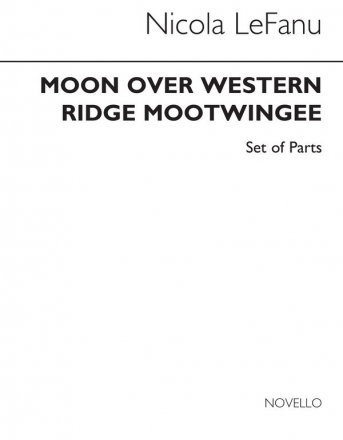 Nicola LeFanu, Moon Over Western Ridge Sax Quartet Saxophone Buch