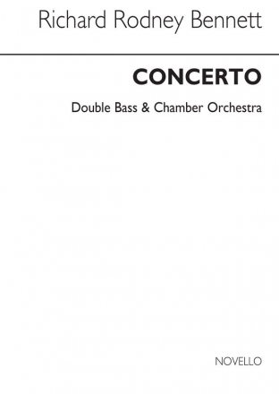 Richard Rodney Bennett, Concerto For Double Bass Double Bass and Piano Buch