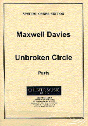 Peter Maxwell Davies, Unbroken Circle Chamber Ensemble Stimmen-Set