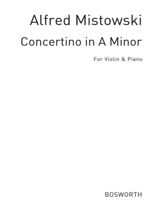 Mistowski, A Concertino In A Min Vln/Pf Violin Special Order Edition / Verlagskopie