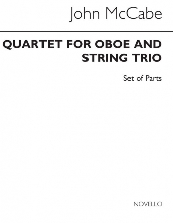 John McCabe, Quartet For Oboe And String Trio (Parts) Oboe, Violin, Viola and Cello Buch