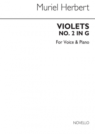 M. Herbert, M Violets High Voice And Piano (G Major) High Voice and Piano Buch