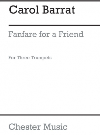 Barratt: Fanfare For A Friend Trumpet Score