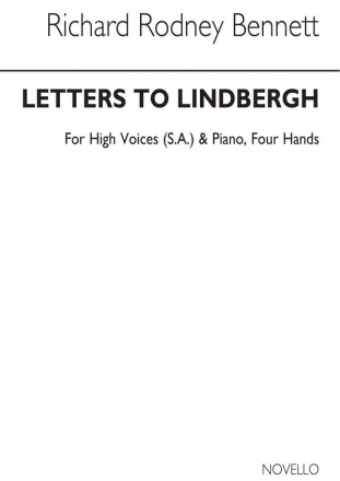 Richard Rodney Bennett, Letters To Lindbergh 2-Part Choir Buch