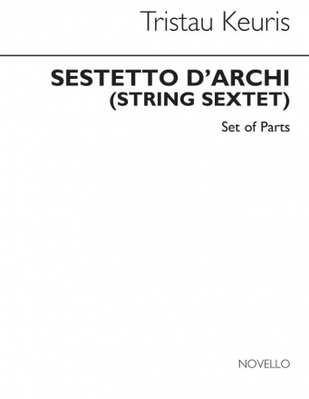 Tristan Keuris, String Sextet (Parts) Streichensemble Buch