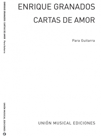 Cartas De Amor Valses Intimos Op.44 Gitarre Buch