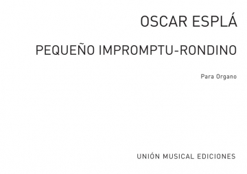 Oscar Espla, Pequeno Impromptu Orgel Buch