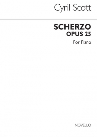 Cyril Scott, Scherzo Op25 Piano  Buch