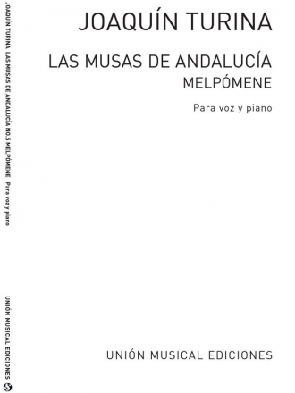 Joaqun Turina, Melpomene De Las Musas De Andalucia Vocal and Piano Buch