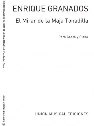 El Mirar De La Maja From Coleccion De Tonadillas Cello und Klavier Buch