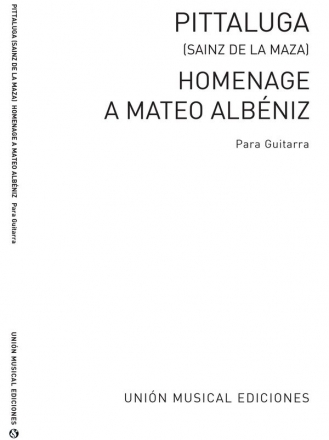 Homenaje A Mateo Albeniz Gitarre Buch