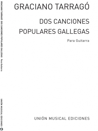 Dos Canciones Populares Gallegas Gitarre Buch