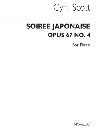 Cyril Scott, Soiree Japonaise Klavier Buch