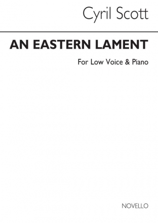 Cyril Scott, An Eastern Lament Op62 No.3 (Key-c Minor) Low Voice and Piano Buch