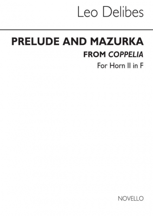 Lo Delibes, Prelude & Mazurka (Cobb) Horn 2 Horn Buch