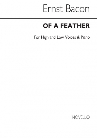 Ernst Bacon, Of A Feather - Five Songs for Two Sopranos Soprano Voice Buch