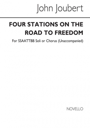 John Joubert, Four Stations On The Road To Freedom Op. 73 Vocal Buch