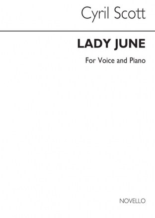 Cyril Scott, Lady June Voice/Piano Vocal and Piano Buch