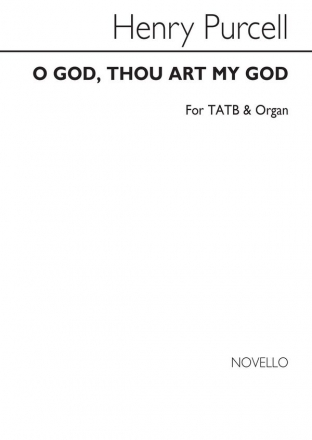 Henry Purcell, O God, Thou Art My God SATB Chorpartitur