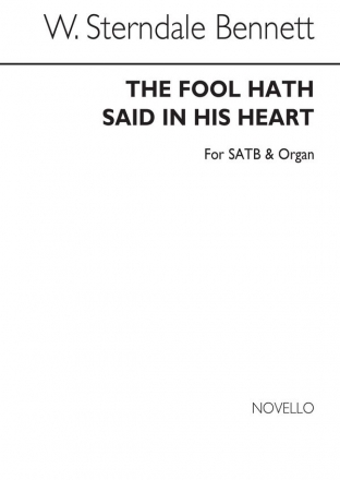 The Fool Hath Said Chor Chorpartitur