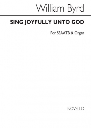 William Byrd, Sing Joyfully Unto God SATB and Piano Chorpartitur