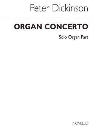 Peter Dickinson, Concerto For Organ (Part) Orgel Buch