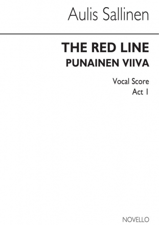 Aulis Sallinen, Red Line Op. 46 Vocal Stimme