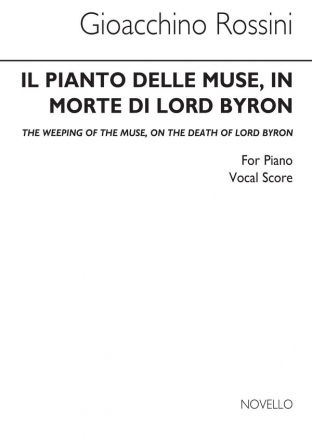 Gioachino Rossini, The Weeping Of The Muse On The Death Of Lord Byron Vocal Buch