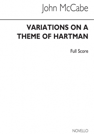 John McCabe, Variations On A Theme Of Hartman Orchestra Studienpartitur