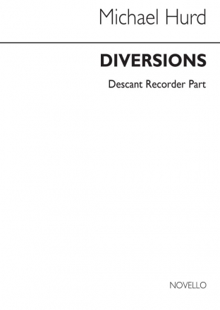 Michael Hurd, Diversions Set 2 No.4 Recorder Soprano [Descant] Recorder Buch