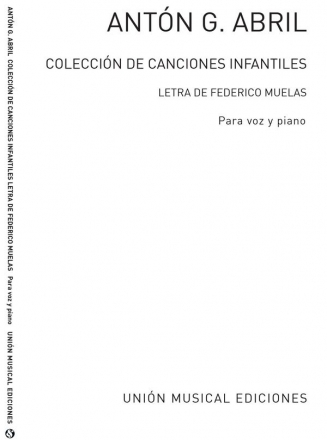 Coleccion De Canciones Infantiles Vocal and Piano Buch