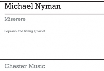 Nyman: Miserere Soprano, String Instruments Instrumental Work