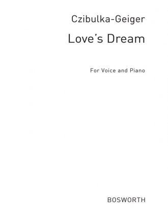 A. Czibulka: Love's Dream in A Flat Voice, Piano Accompaniment Instrumental Work