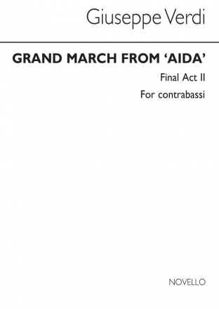 Giuseppe Verdi, Grand March From 'Aida' (Db) Double Bass Buch