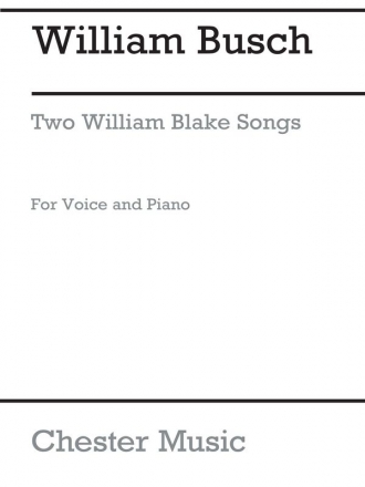 Busch, W 2 William Blake Songs Voice And Piano Voice