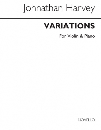 Jonathan Harvey, Variations For Violin & Piano Violine und Klavier Buch